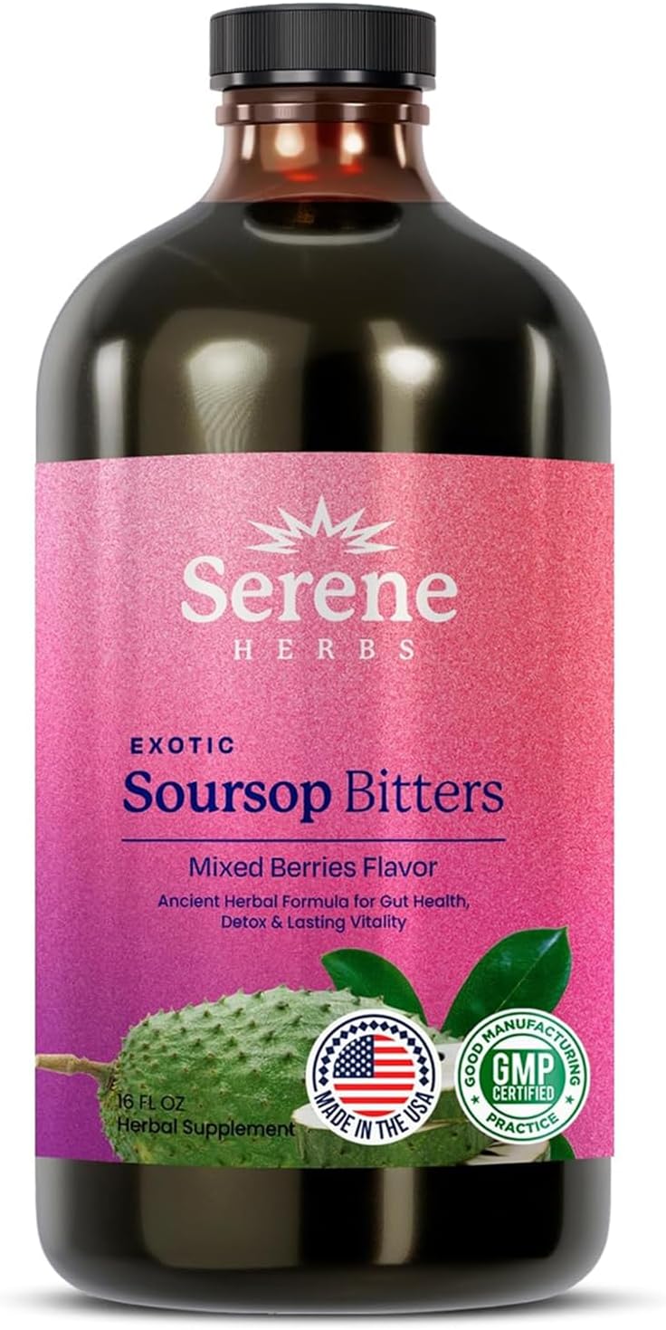 Soursop Bitters Liquid for Gut Support and Immune Boost