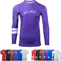 Gold BJJ Foundation Rash Guard - Ranked No-Gi and Gi Jiu Jitsu Tops