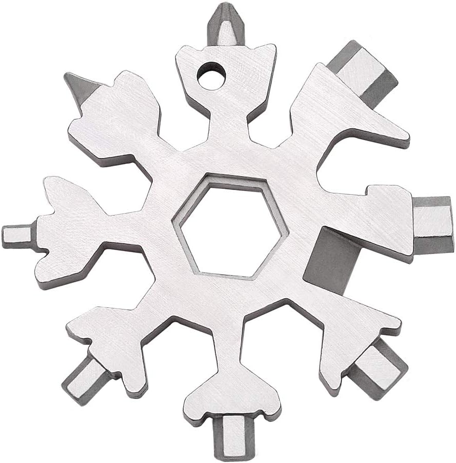 Stainless Steel Snowflake Multitool - Ultimate Gift for Him!