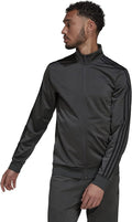 Mens 3S Full-Zip Track Jacket - White, Comfortable Regular Fit