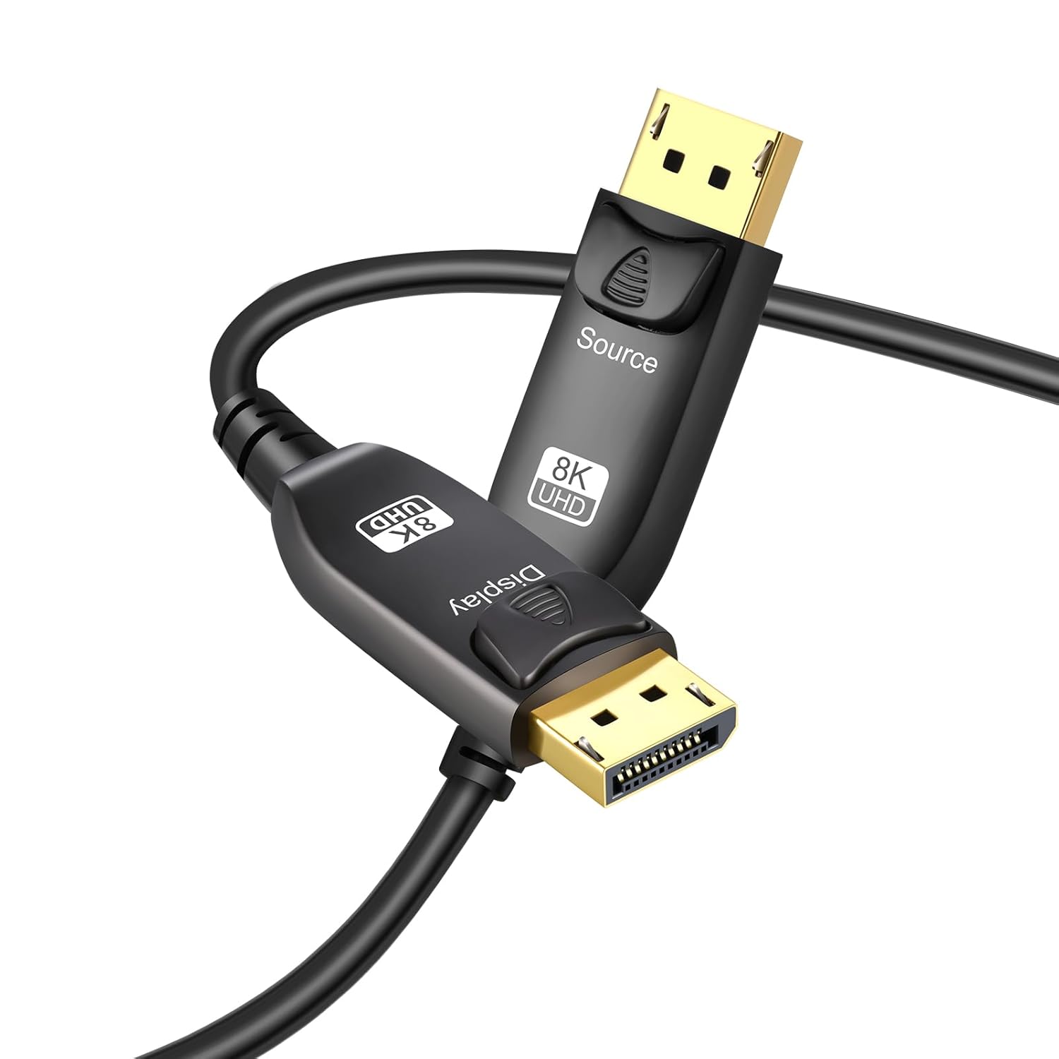 8K Fiber Optic DisplayPort Cable 1.4 for Ultra HD Gaming