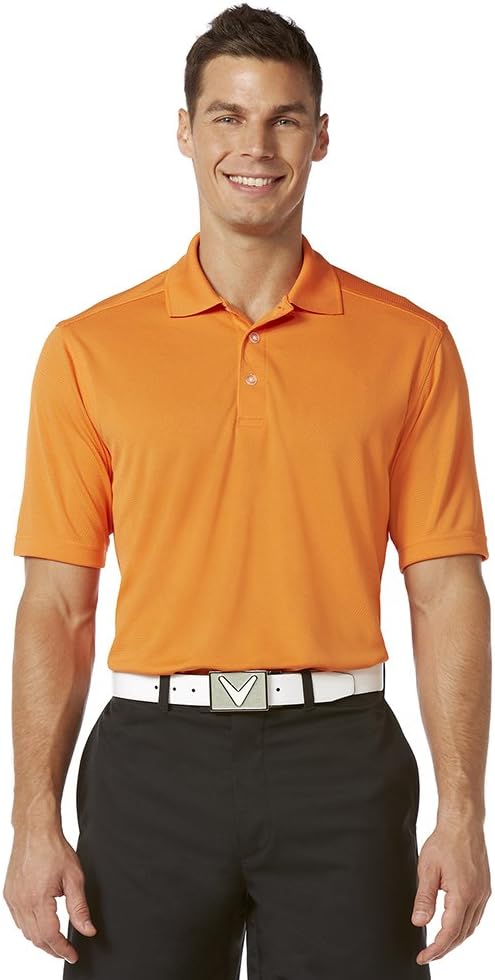Callaway Men's Short Sleeve Golf Polo with Sun Protection