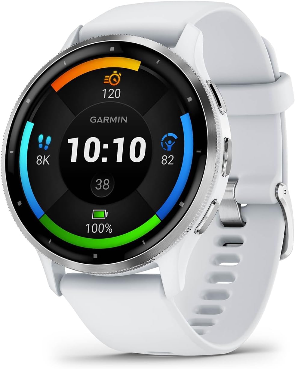 Garmin Venu 3 Smartwatch - Stylish Silver Design