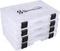 Sougayilang Fishing Tackle Boxes - 4 Packs of 3700 Trays