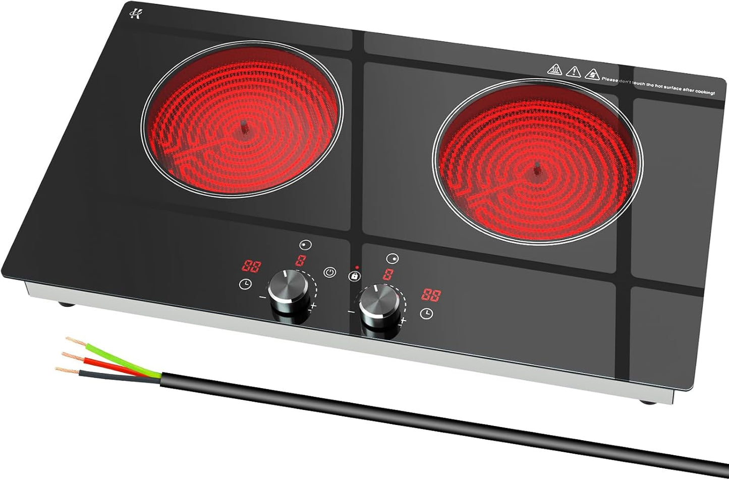 2 Burner Electric Cooktop 24 Inch - Efficient and Safe Cooking