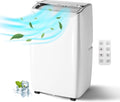 GAOMON 12000BTU Portable AC: Cools 550 Sq Ft, 3-in-1 Unit with Remote & Timer