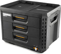 ToughBuilt StackTech XL 3 Drawer Tool Box - Heavy-Duty Rolling Storage
