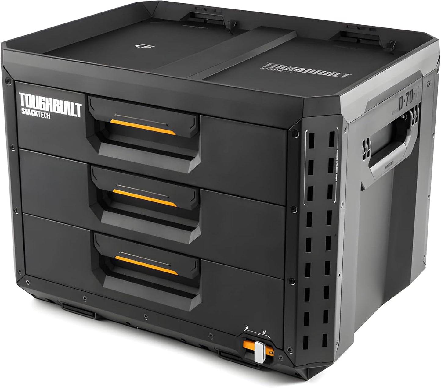 ToughBuilt StackTech XL 3 Drawer Tool Box for Heavy-Duty Storage