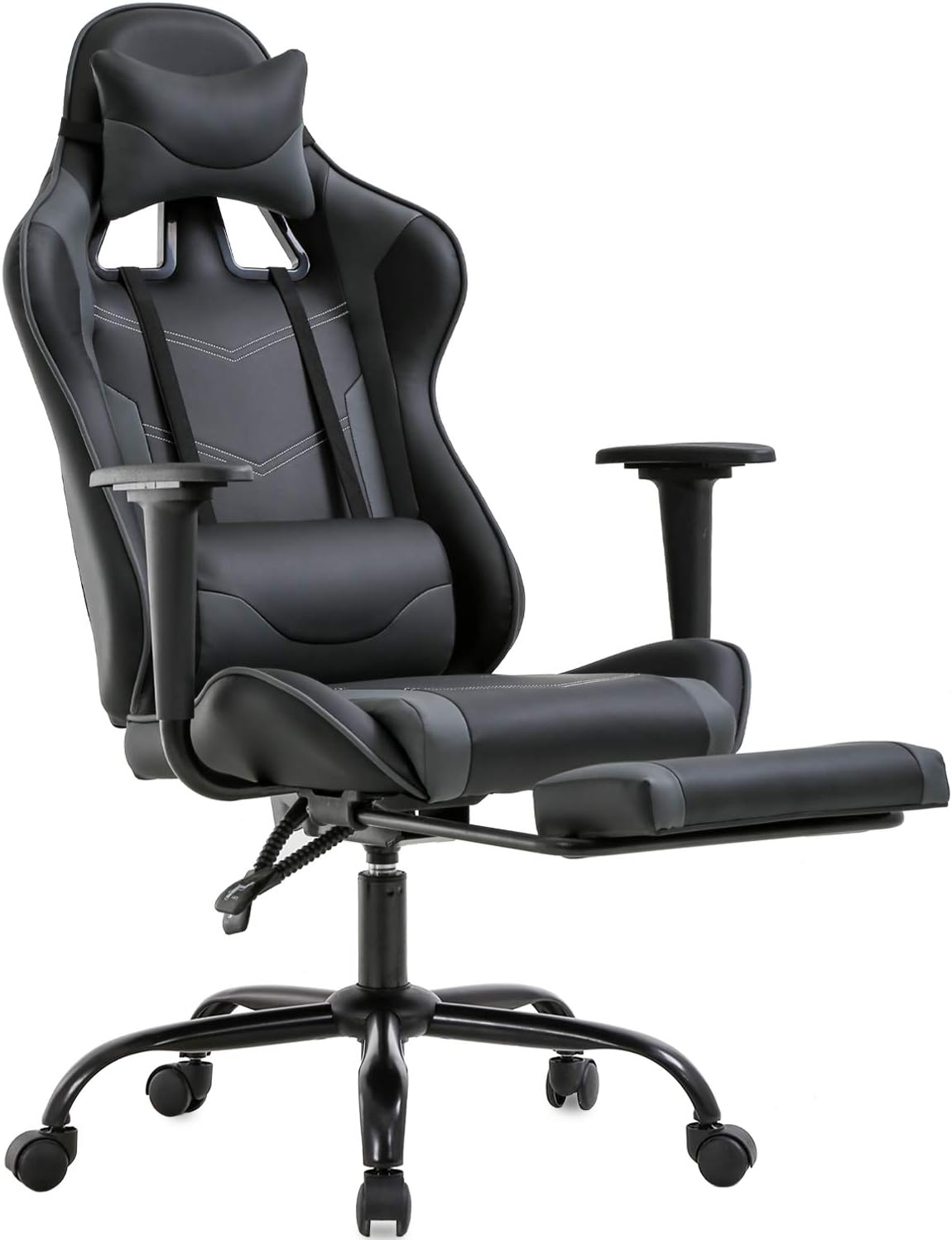 Executive High-Back Gaming Chair with Lumbar Support