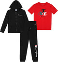 Champion Boys Sweatsuit Set for Kids 3 Piece Tracksuit - Cozy Everyday