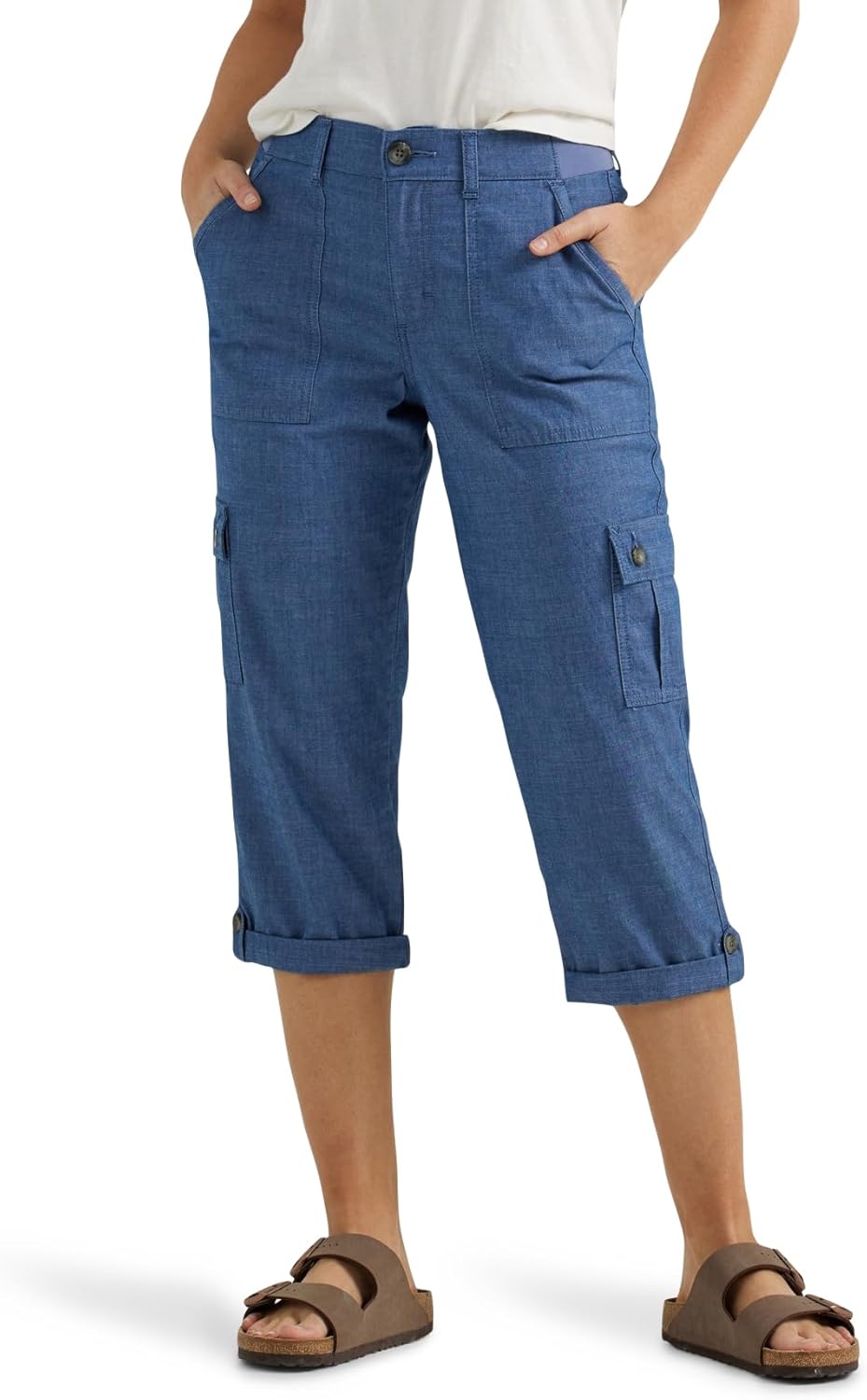 Lee womens Ultra Lux Comfort Flex-to-Go Cargo Capri Pant Review