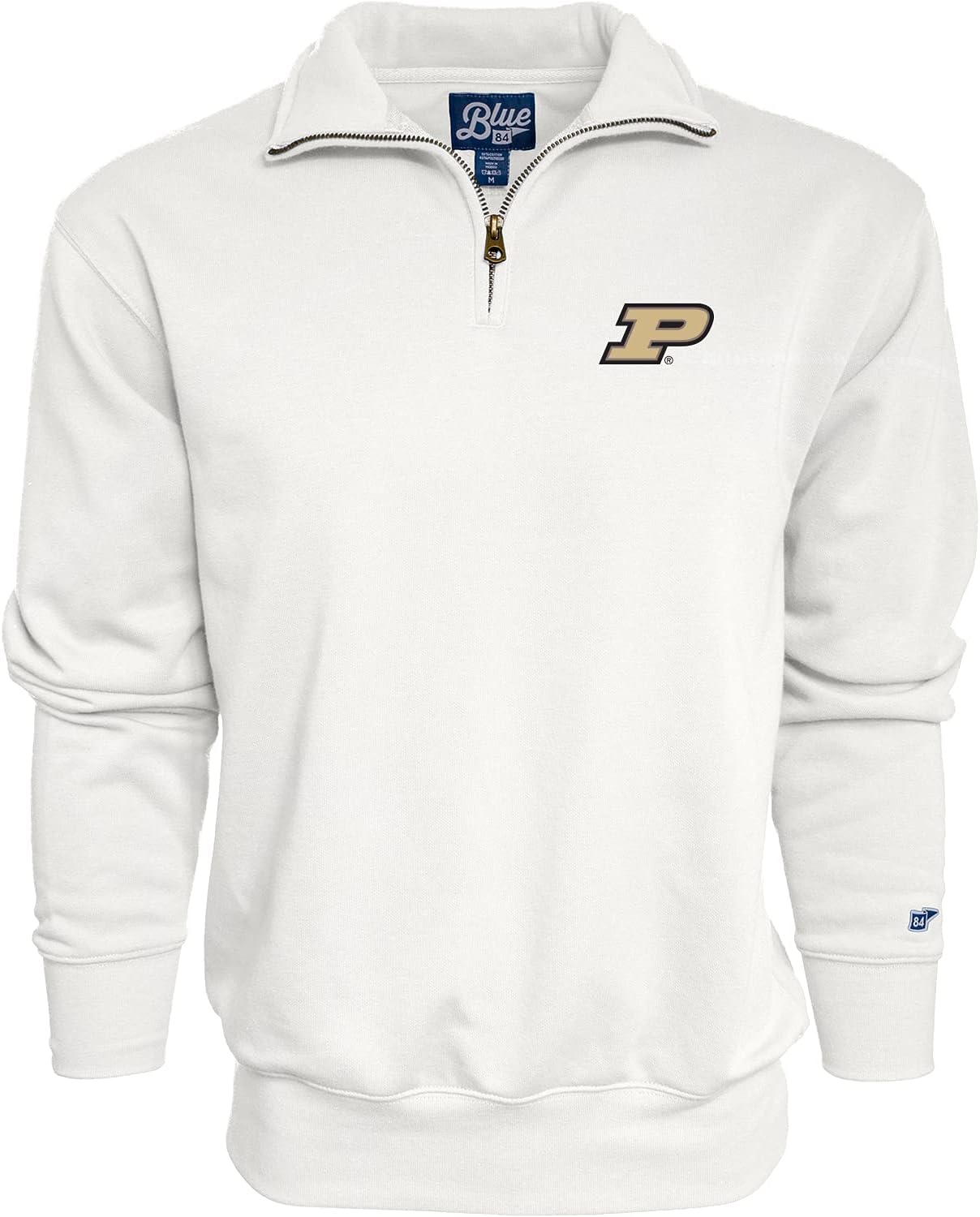 Purdue Boilermakers Men's Quarter Zip Sweatshirt by Blue 84