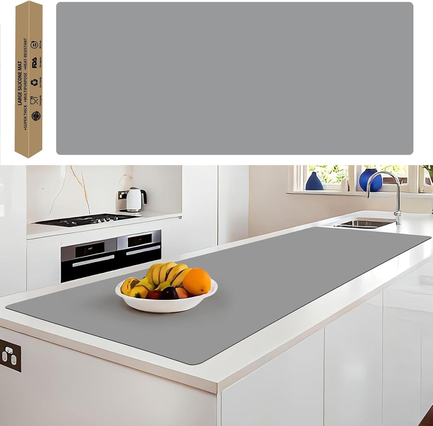 Extra Large Silicone Mat for Kitchen Counter and Crafts