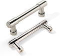 3.5 in Center to Center Polished Nickel Cabinet Pulls - Durable
