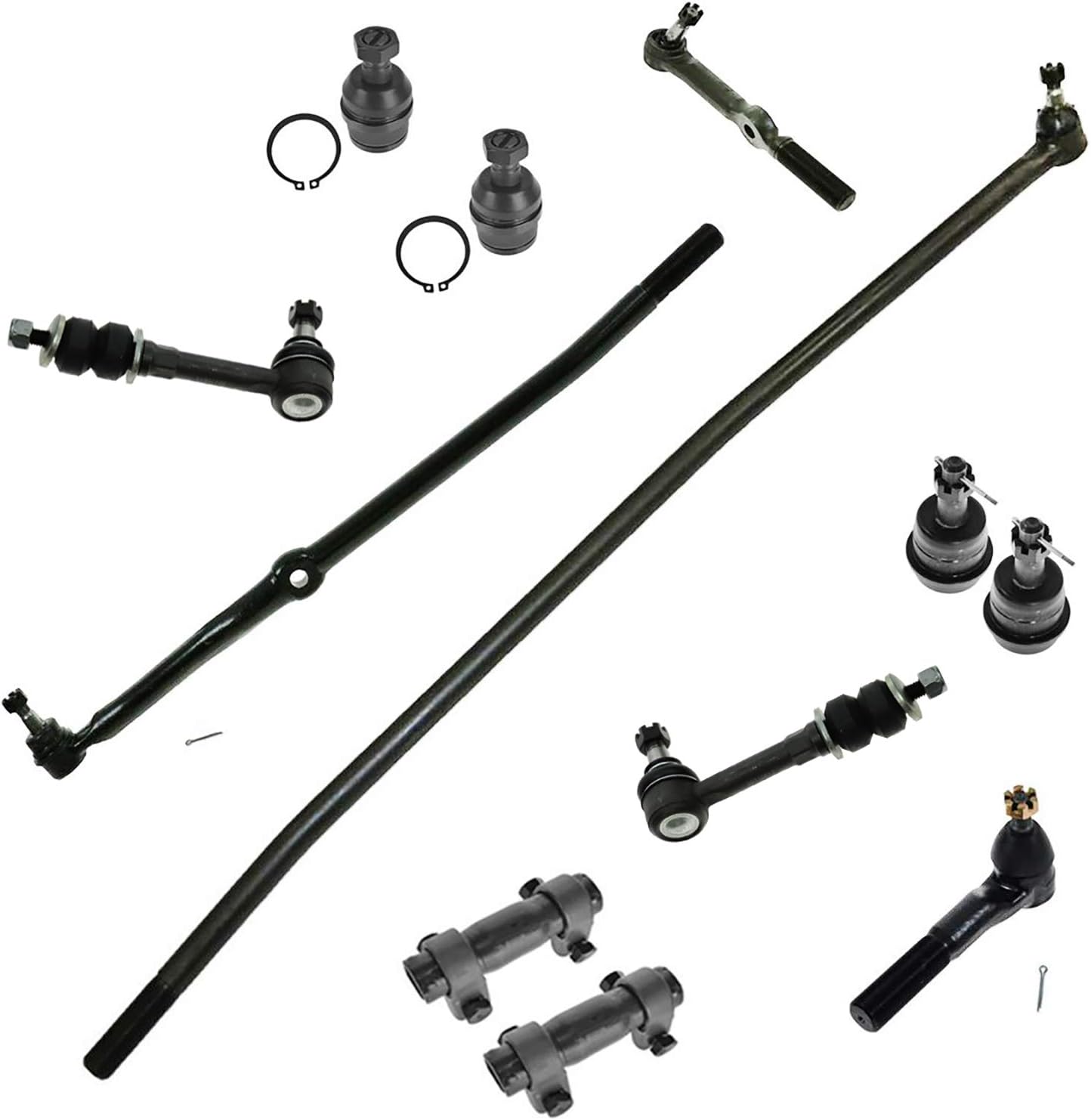 TRQ Front Steering & Suspension Kit for Dodge Ram 1500 2500