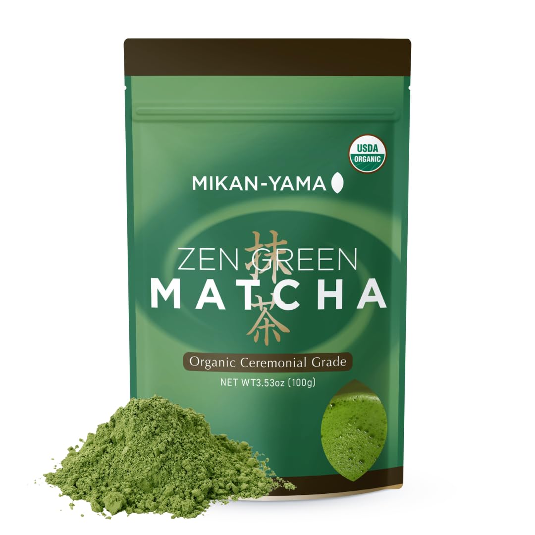 MIKAN-YAMA Organic Matcha Powder - Authentic Japanese Ceremonial Grade