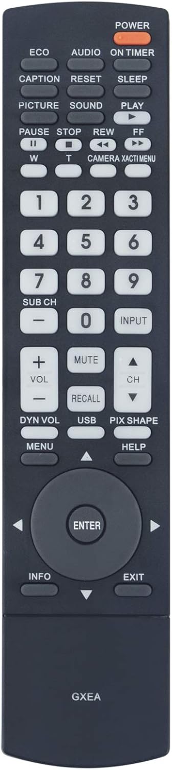 Sanyo TV Remote Control - AIDITIYMI Replacement