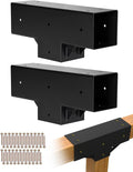 Pergola Kit T-Shaped 4x4 Brackets 2-Pack - Durable Outdoor Connectors