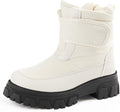 Toddler Snow Boots Waterproof Ankle Warm Faux Fur Lining