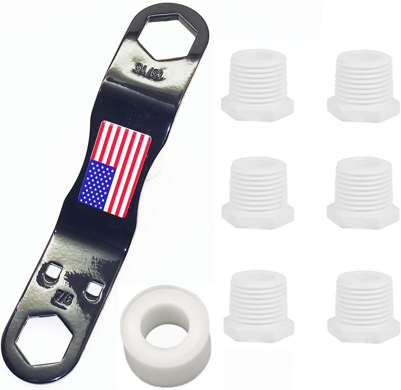 RV Water Heater Drain Plug Kit with Angled Wrench - Hassle-Free Maintenance!