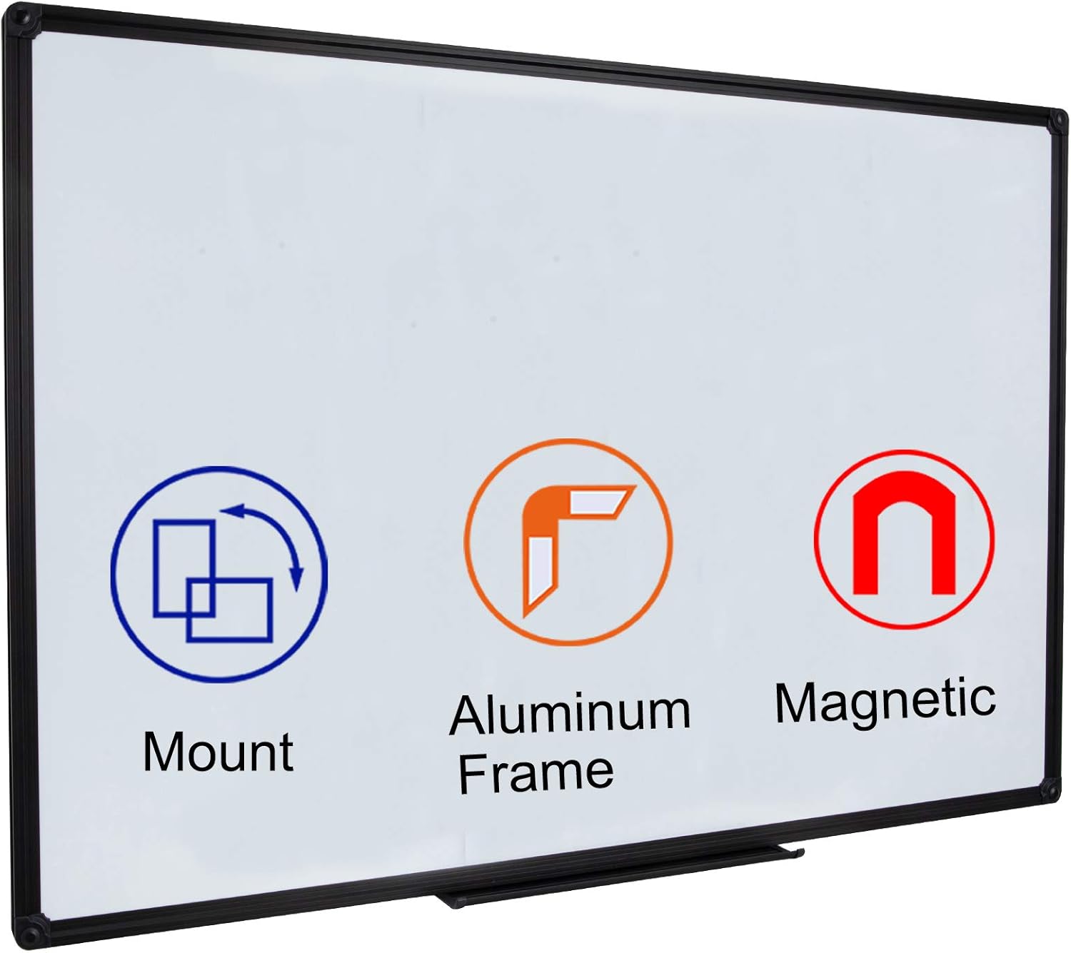Large Magnetic White Board 60in x 48in for Home Office Use