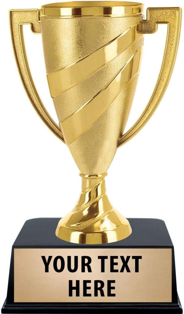 Custom Gold Cup Trophies with Engraving for Every Achievement