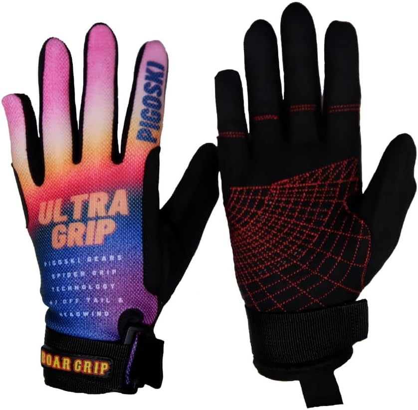 Ultra Lightweight UV-Protected Water Ski Gloves