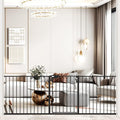 Triple Lock Extra Wide Baby Gate 31 to 86 in - Secure Walk-Thru Gate