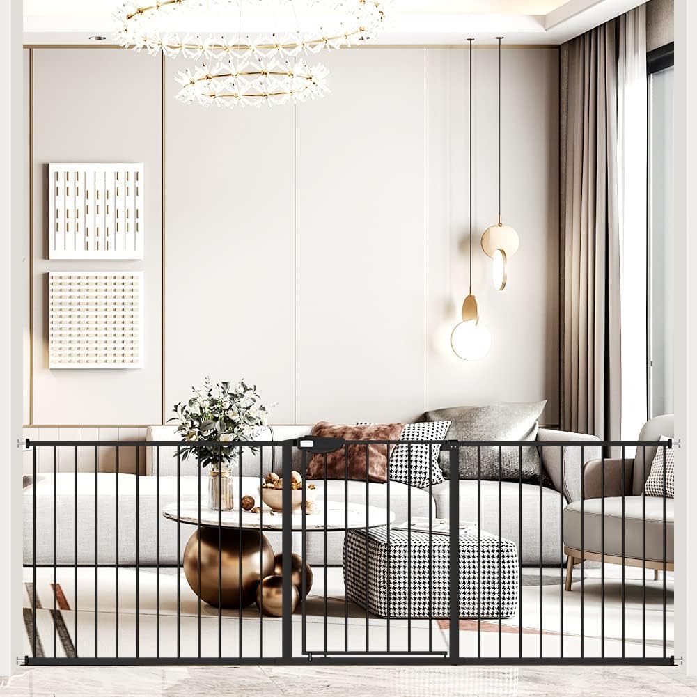 DEARBB Triple Lock Extra Wide Auto Close Baby Gate - Safety and Style!