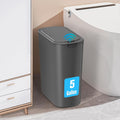 Cesun 5 Gallon Automatic Bathroom Trash Can - Slim Touchless Sensor