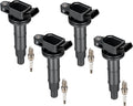Ignition Coil UF333 & Spark Plug 7092 Set of 4 - Reliable Engine
