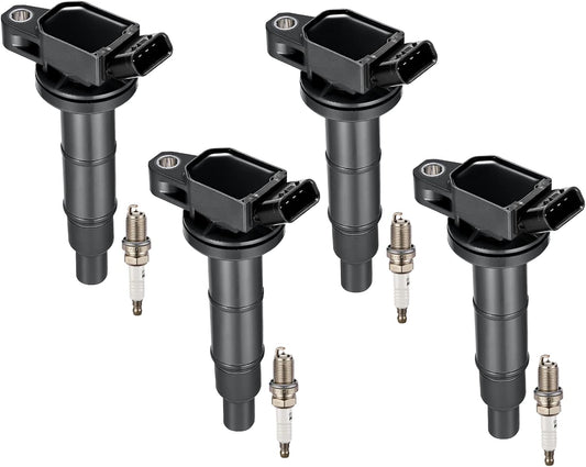 BDFHYK Ignition Coil UF333 & Spark Plug 7092 for Toyota Vehicles