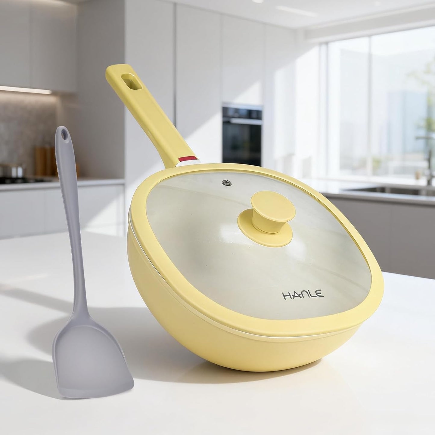 9.8 Inch Nonstick Ceramic Saute Pan for Healthy Cooking