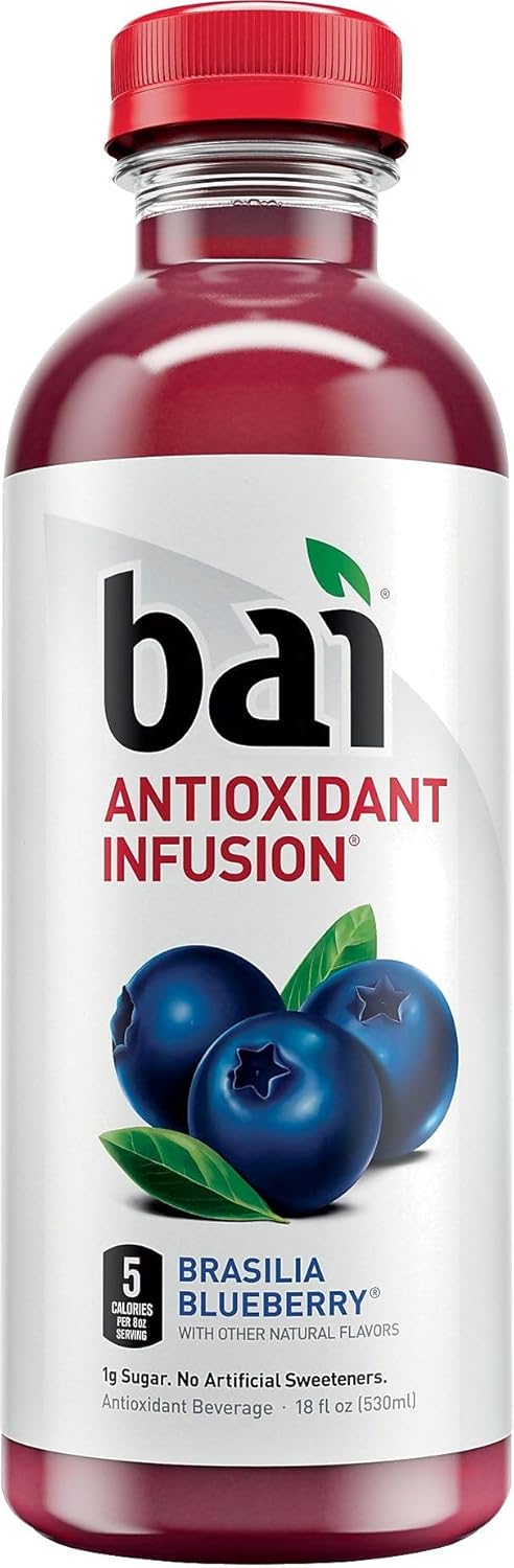 Bai Brasilia Blueberry Antioxidant Infused Beverage Pack of 12