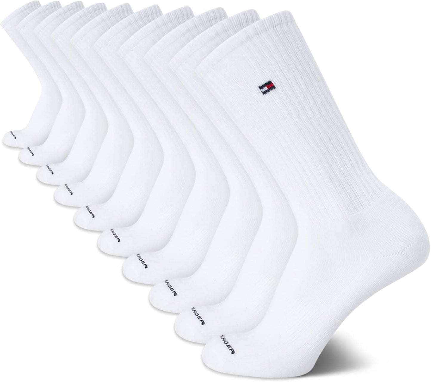 Tommy Hilfiger Men's Athletic Cushioned Crew Socks 10 Pack Review