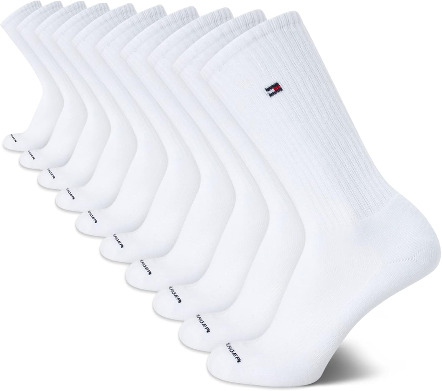 Tommy Hilfiger Men's Athletic Cushioned Crew Socks 10 Pack Review