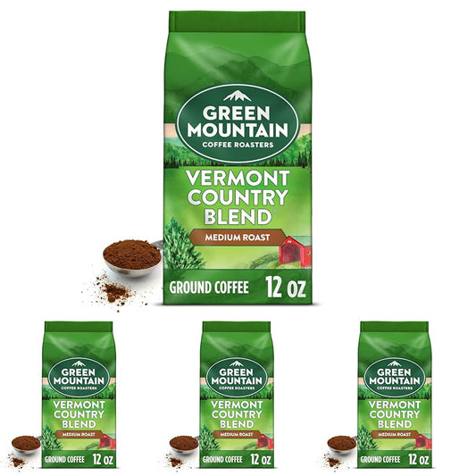Green Mountain Coffee Vermont Country Blend Ground Coffee 12oz Pack