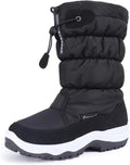 CIOR Women's Waterproof Winter Snow Boots - Warm Faux Fur Lined