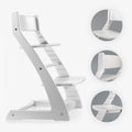 Fornel Wooden High Chair for Babies and Toddlers - Adjustable Comfort