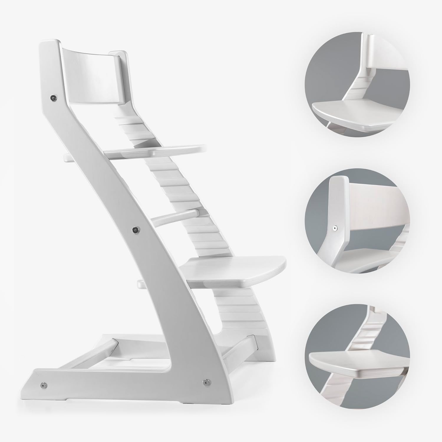 Fornel Wooden High Chair for Babies and Toddlers - Easy Clean