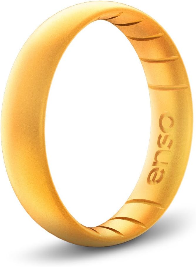 Enso Rings Thin Elements Silicone Ring for Stylish Couples