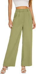 Women Office Wide High Waist Pants Loose Fit - Comfortable Work soft