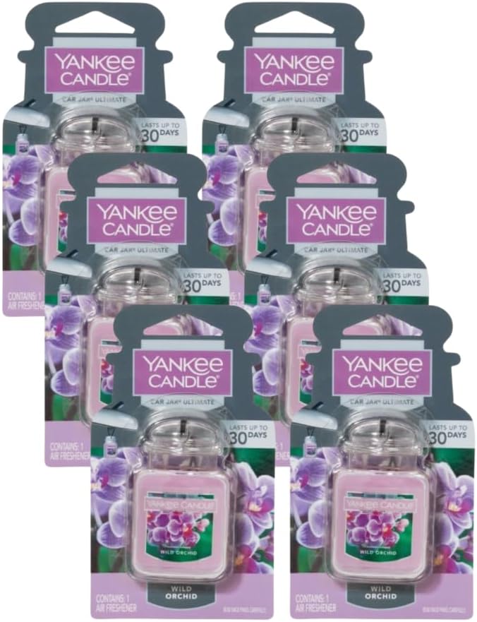 Yankee Candle Car Jar Ultimate Wild Orchid for Fresh Fragrance