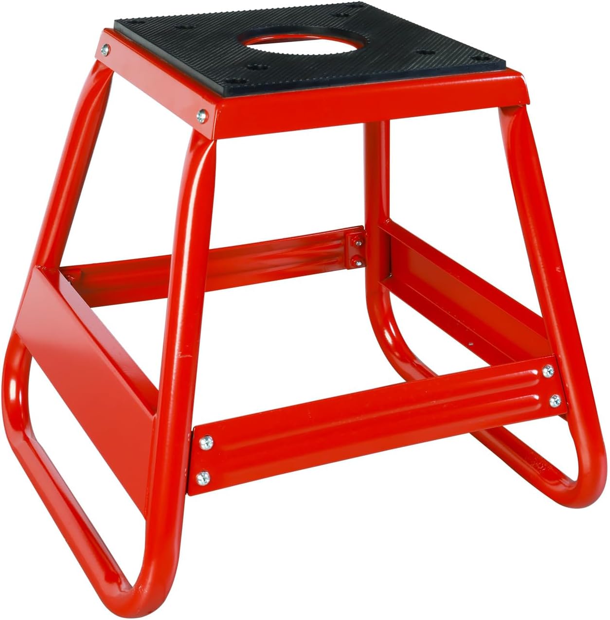 Motorcycle Stand Lift for Dirt Bikes - 1000LBS Capacity Red