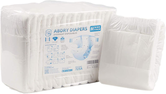Littleforbig Adult Diaper 10 Pack - ABDry For Ultimate Comfort