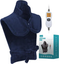 26 in x 35 in Flannel Neck Shoulder Back Heating Pad - Fast Heat, XXL