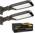 200W Led Parking Lot Light with Dusk Dawn Photocell - Bright, Quick