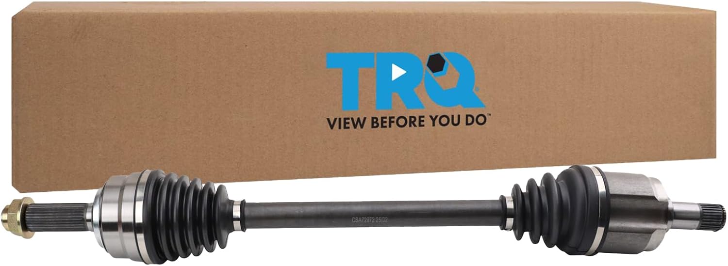 TRQ Front Left CV Axle Shaft Assembly for Honda Pilot & Acura MDX