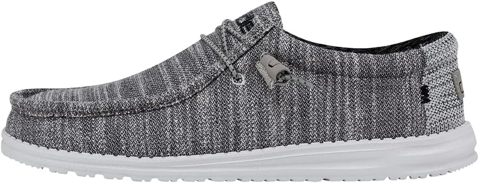 Hey Dude Wally Stretch Men's Loafers: Comfortable Slip On Shoes