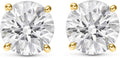 Lab Grown Diamond Stud Earrings E/F VS2/SI1 - Brilliant, Certified
